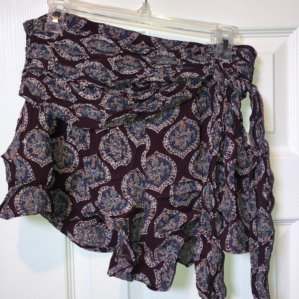 Free People Paisley Shorts